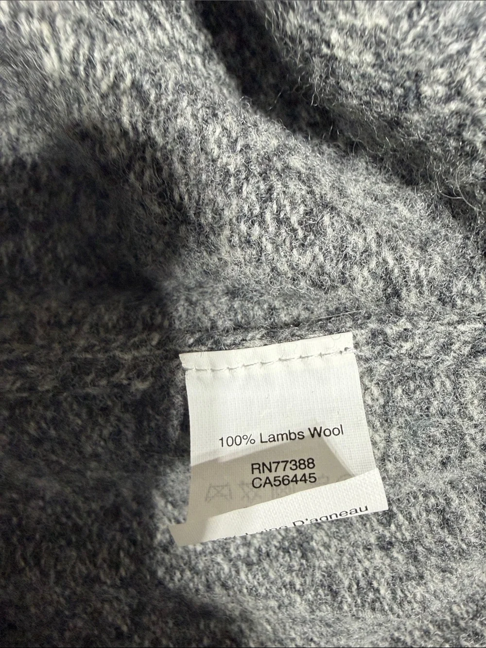 J. Crew Men's Gray Quarter-Zip Sweater